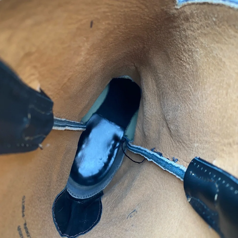 Men's Tony Lama Black Stallion Americana Cowboy Western 7900 Boots - Size 11 - Picture 12 of 14